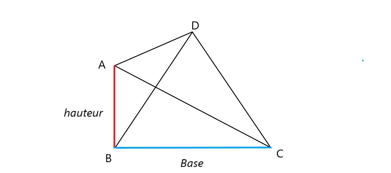 Pyramide base triangulaire