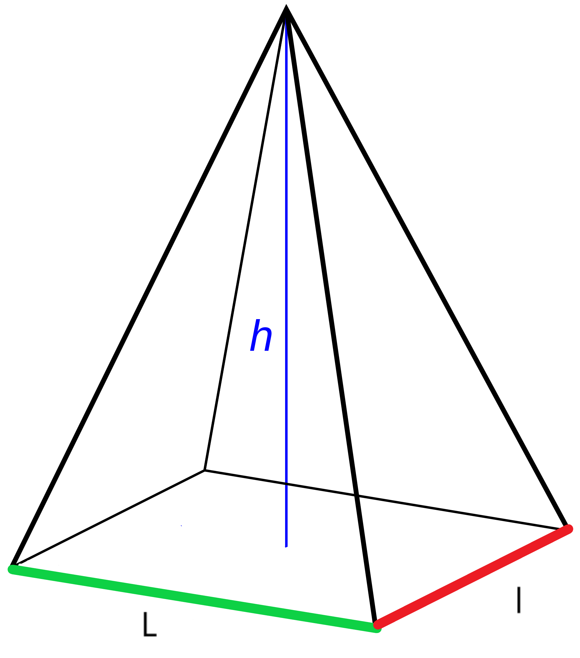 Comment Calcule T On Le Volume D Une Pyramide Comment Calculer Le Volume D Une Pyramide à Base Rectangulaire - La